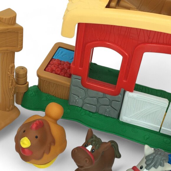 Fisher Price Little People Animal Sound Stable Playset Figures Fencing More 2003 - Picture 8 of 14